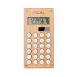 Promotivni kalkulator od bambusa 8 znamenkasti CALCUBAM - Slika 3