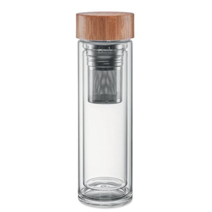 Staklena boca s infuzerom 420 ml BATUMI GLASS