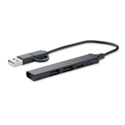 Rekalmni USB 4 port hub 19 cm