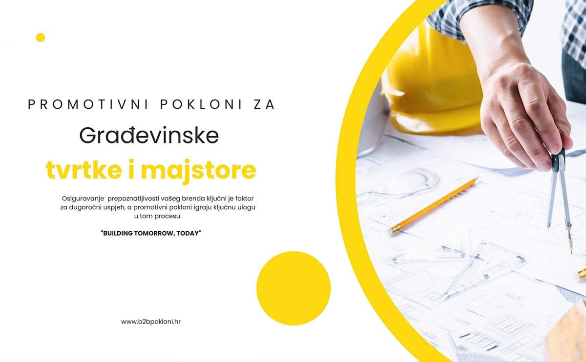 Promotivni pokloni za građevinske tvrtke i majstore