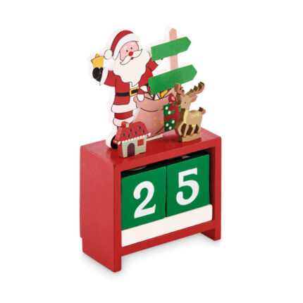 Drveni Božićni kalendar odbrojavanja
