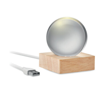 LED staklena kugla LIGHT